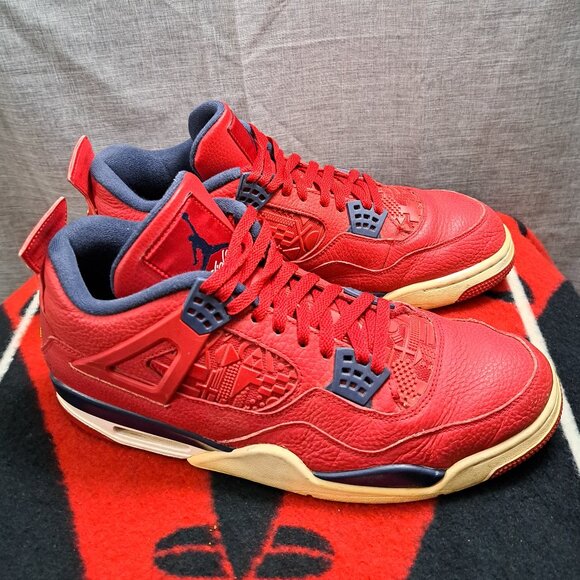 Size 14 Nike Air Jordan 4 Retro Se Air Jordan Retro Red Ci1184 617 27 Men Sneake - Picture 2 of 14